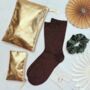 Christmas Gift For Her – Sparkle Socks, Earrings And Gold Festive Accessories, thumbnail 2 of 10