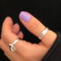 18 K Gold Plated Sterling Silver Knot Ring, thumbnail 5 of 7