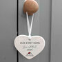 First Home Heart Shaped Ceramic Keepsake Gift, thumbnail 6 of 6