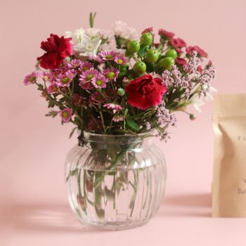 Valentine's Fresh Flower Posy And Card Gift, 5 of 6
