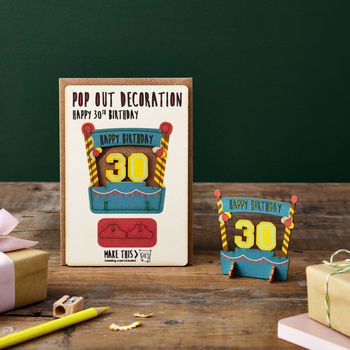 Pop Out 30th Birthday Card, 2 of 2