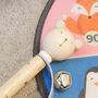 Personalised Wooden Metal Rattle For Kids, thumbnail 2 of 5