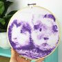 Purple Stitch A Selfie Cross Stitch Kit, thumbnail 7 of 10