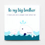 Big Sister / Big Brother Baby Greeting Card, thumbnail 4 of 4