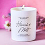 Personalised Couples Scented Candle, thumbnail 2 of 3