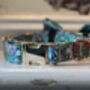 William Morris Strawberry Thief Dog Collar With Bow Tie, thumbnail 2 of 4