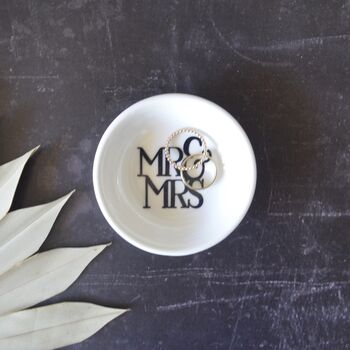 Wedding Ring Dish Mr And Mrs, Love, 4 of 9