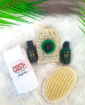 Relaxing Green Spa Self Care Pamper Hamper Gift Box, 6 of 12