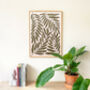 Jungle Leaf Abstract Print, thumbnail 3 of 3