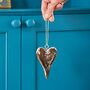 Hand Carved Wooden Heart And Star Decorations, thumbnail 2 of 7