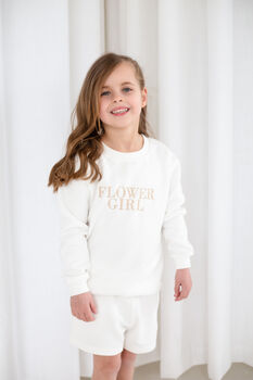 Pageboy, Bridesmaid And Flowergirl Embroidered Jumpers, 7 of 9