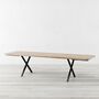 Battersea Extendable Dining Table And X Shaped Legs, thumbnail 1 of 7