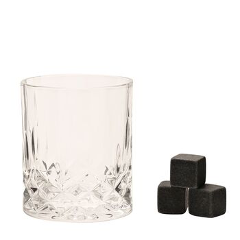 Whiskey Glass And Stone Gift Set, 3 of 3