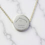 Personalised Aries Zodiac Star Sign Silver Tone Necklace, thumbnail 6 of 10