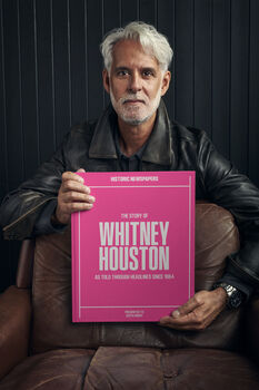 Whitney Houston Personalised Gift Music Legend Deluxe Book, 11 of 11