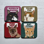 Funny Cat Coasters, thumbnail 2 of 8