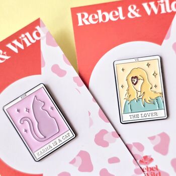 Tarot Style Taylor Swift Inspired Enamel Pin Badges, 2 of 10