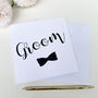Groom Wedding Card, thumbnail 1 of 8