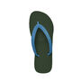 Earthy Green Natural Rubber Flip Flops, thumbnail 7 of 12