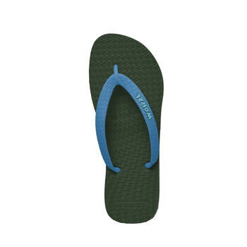 Earthy Green Natural Rubber Flip Flops, 7 of 12