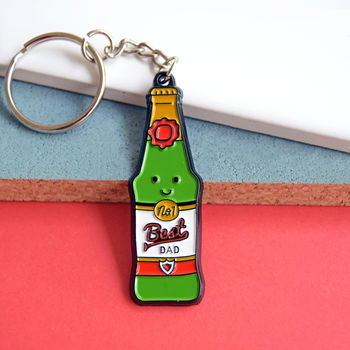 'Best Dad' Father's Day Keyring, 2 of 5