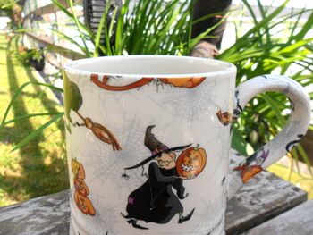 Tankard Mug In Hubble Bubble Witches Design, 5 of 8