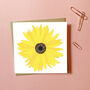 Sunflower Greeting Card, thumbnail 2 of 3