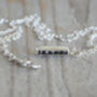 Black Diamond Channel Set Necklace, thumbnail 2 of 4