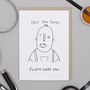'Hey You Guys, Sloth Loves You' Card, thumbnail 1 of 3