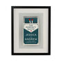 Personalised Perfect Match Black Poster Frame, thumbnail 3 of 3