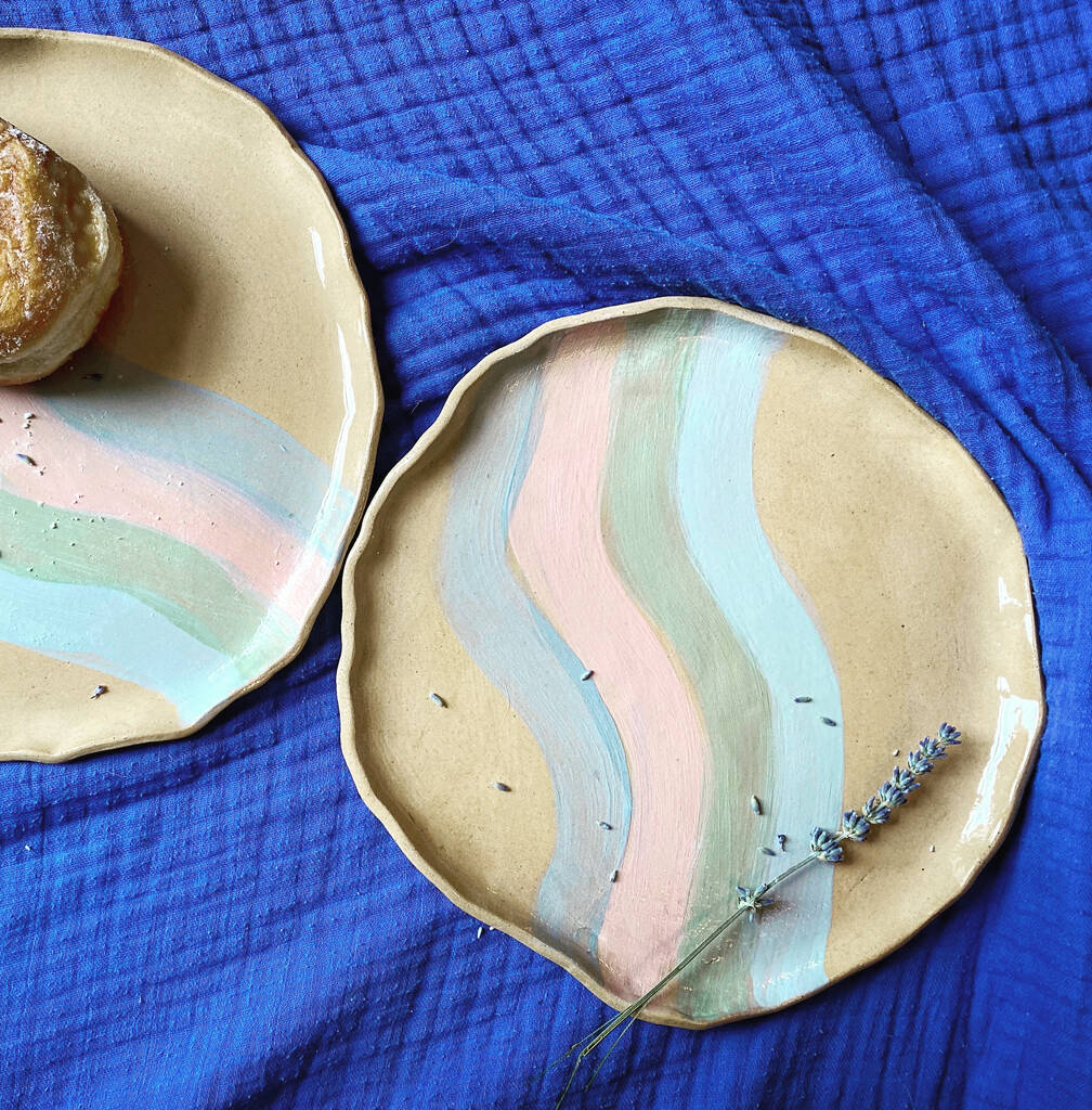 Handmade Pastel Dream Ceramic Plate By Harlie Brown Ceramics ...