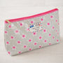 Stars Little Star Oilcloth Gift Makeup Cosmetic Bag, thumbnail 3 of 4