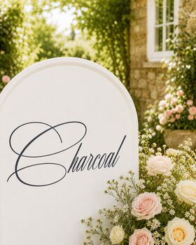Personalised Wedding Mirror Calligraphy Vinyl Decal, 10 of 13