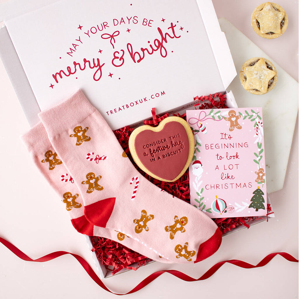 Mini Festive Hugs | Christmas Ready To Go Treat Box