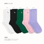 Pigeon Socks Embroidered Unisex Cotton Ribbed Crew Socks, thumbnail 5 of 5