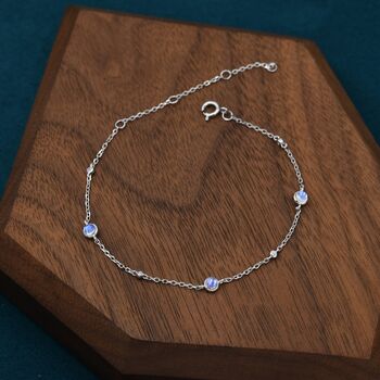 Delicate Moonstone Bracelet, 5 of 10