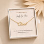 Personalised Name Necklace, Dainty Script In Gold Or Sterling Silver, thumbnail 1 of 12