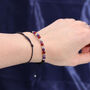 Virgo Zodiac Crystal Candle And Gemstone Bracelet Gift Set, thumbnail 3 of 6
