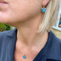 Butterfly Turquoise Silver Necklace, thumbnail 6 of 10