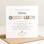 Good Luck In Your Exams Card For Son, thumbnail 1 of 8