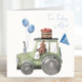 Personalised Tractor Birthday Card, thumbnail 1 of 1