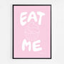 Eat Me Cupcake Print Three Colour Options, thumbnail 11 of 12