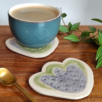Tulip Flower Shaped Ceramic Coasters, 8 of 12