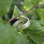 Bark Effect Rings In 9ct Yellow Eco Gold, thumbnail 8 of 8