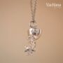 Khen Khrok Khen Phu Khao Gold Vermeil, Sterling Silver Necklace, thumbnail 9 of 12