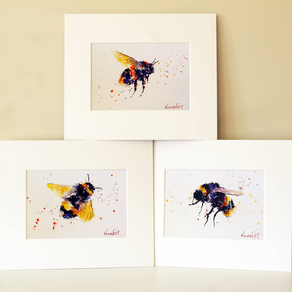 Bee Prints, Bee Happy Collection, 1 of 4