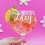 Personalised Gin Glass, thumbnail 2 of 5