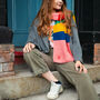 Personalised Embroidered Striped Scarf, thumbnail 4 of 4