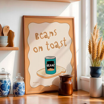 Beans On Toast Print, 3 of 8