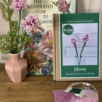 Clover Beaded Flower Craft Kit, 3 of 4